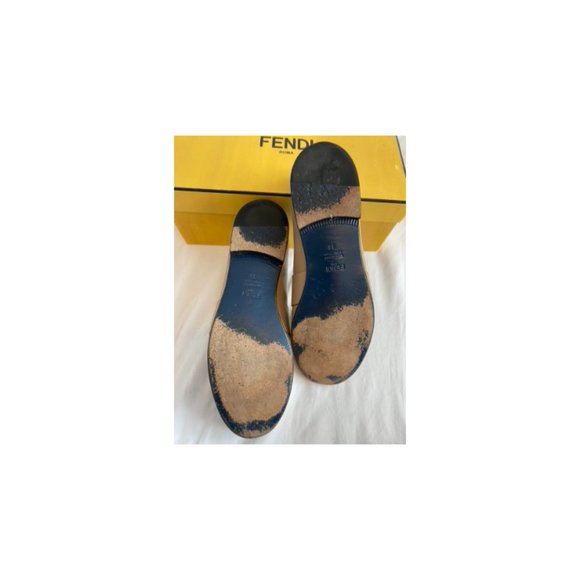 Fendi Rainbow Stud Toast + Myrtle Leather Loafers - Picture 3 of 8